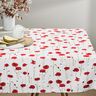 Tissu de décoration Semi-panama coquelicot – blanc/rouge,  thumbnail number 8