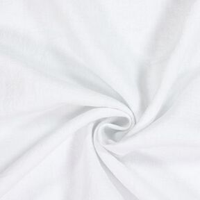 Tissu de Ramie–Mix stonewashed, qualité lourde – blanc, 
