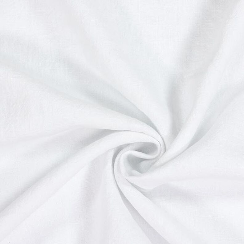 Tissu de Ramie–Mix stonewashed, qualité lourde – blanc,  image number 1