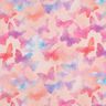 Jersey coton bunte Schmetterlinge Impression numérique | Poppy Fabrics – rosé/bleu,  thumbnail number 1