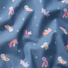 Popeline coton Bal masqué des oiseaux – gris bleu,  thumbnail number 2