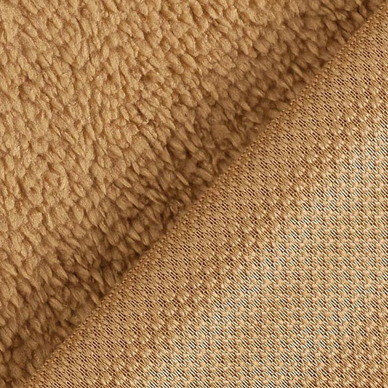 Fourrure synthétique Tissu peluche – caramel,  image number 3