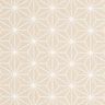 Tissu en coton Cretonne Étoiles japonaises Asanoha – sable,  thumbnail number 1