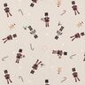 Tissu en coton Popeline Petits casse-noisettes – taupe clair,  thumbnail number 1