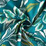 Tissu de décoration Panama Feuilles entrelacées – pétrole/moutarde,  thumbnail number 3