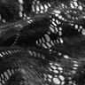 Dentelle fleurs floquées – noir,  thumbnail number 3