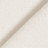 Tissu de décoration Jacquard Chevron discret – beige foncé,  thumbnail number 3