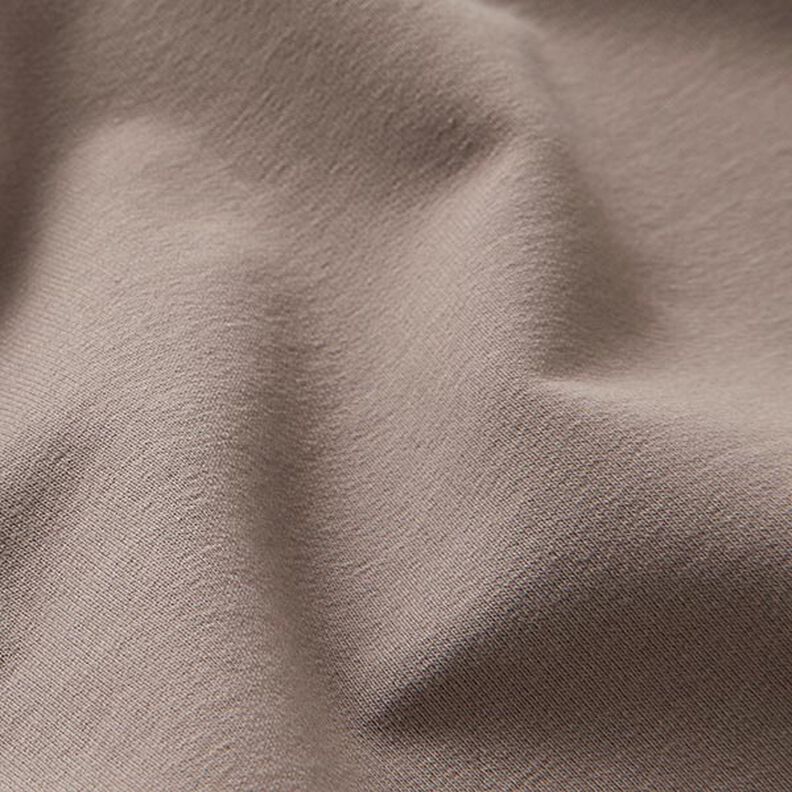 French Terry léger uni – taupe,  image number 3