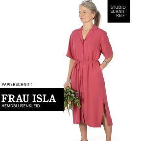 FRAU ISLA Robe chemisier avec col à revers | Studio Schnittreif | XS-XXL, 