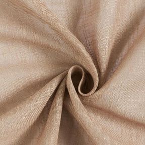 Tissu rideau voile aspect lin 300 cm – dune, 