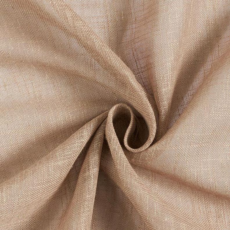 Tissu rideau voile aspect lin 300 cm – dune,  image number 1