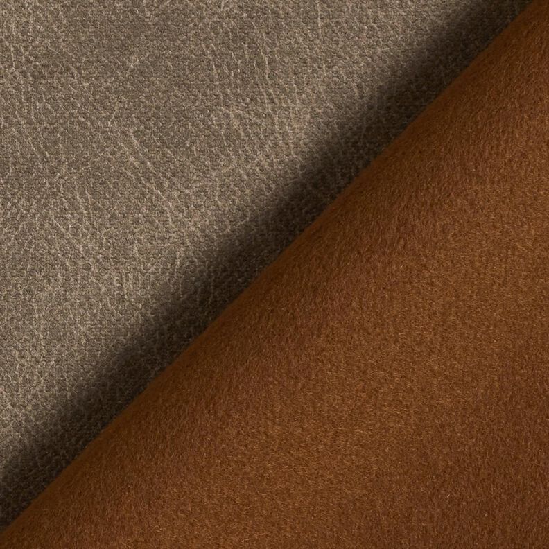 Tissu de revêtement Aspect velours – taupe foncé, image number 3