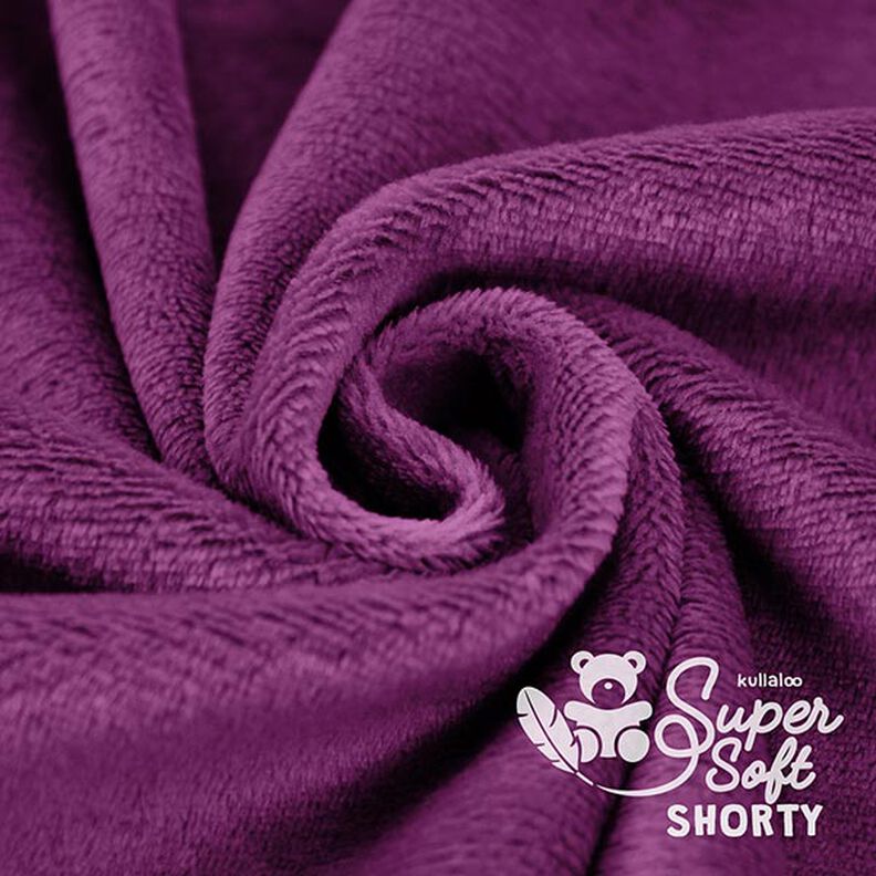 Nicki SHORTY [1 m x 0,75 m | Poil : 1,5 mm] - aubergine | Kullaloo,  image number 4