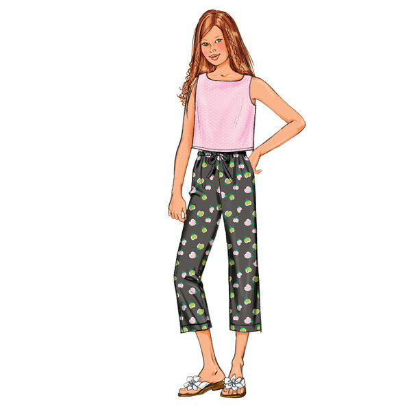 Robe filles|Pantalons, Butterick 3860|140 - 158, image number 3