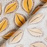 Tissu en coton Cretonne Feuilles artistiques – jaune curry,  thumbnail number 4
