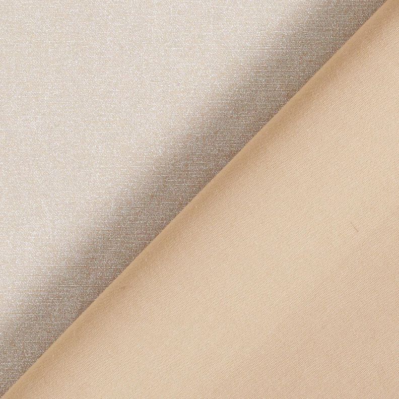 Tissu stretch chatoyant pour pantalon – or métallisé/beige,  image number 3