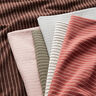 Tissu pour chemisier Coton mélangé larges rayures – marron foncé/écru,  thumbnail number 5