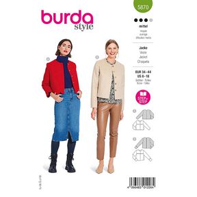 Veste | Burda 5870 | 34-44, 