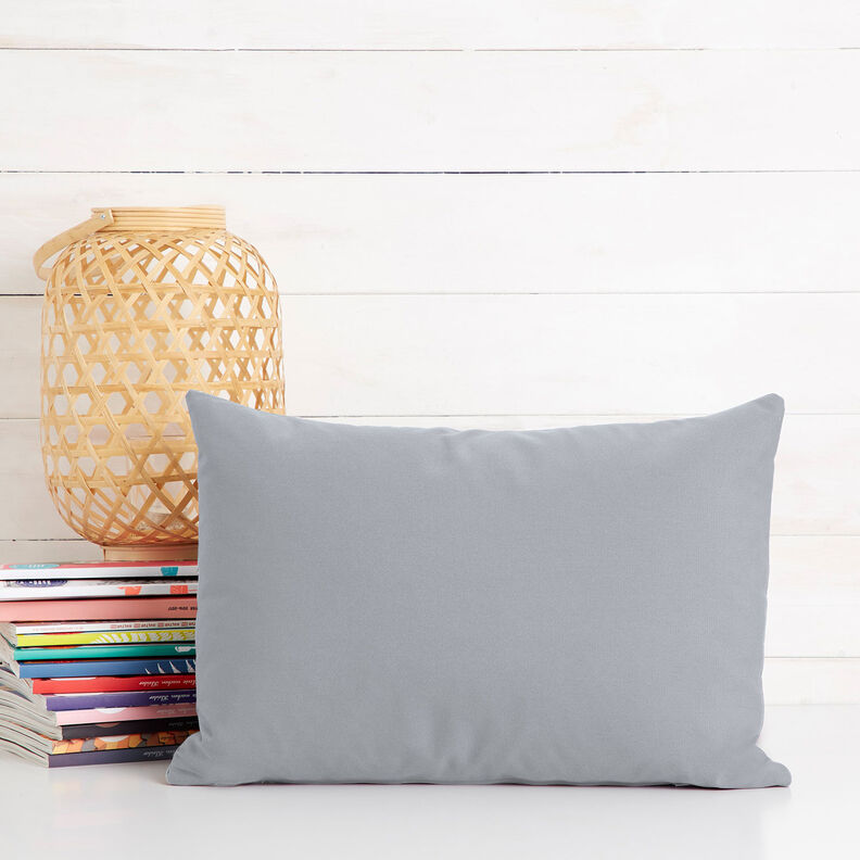 Tissu en coton Cretonne Uni – gris clair, image number 9