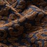 Tissu pour pantalon aspect denim à imprimé léopard – marron moyen/bleu nuit,  thumbnail number 2