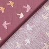 GOTS Popeline coton Petits oiseaux | by Poppy – raisin,  thumbnail number 4