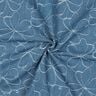 Jeans Jacquard Fleurs | Poppy Fabrics – bleu jean,  thumbnail number 3