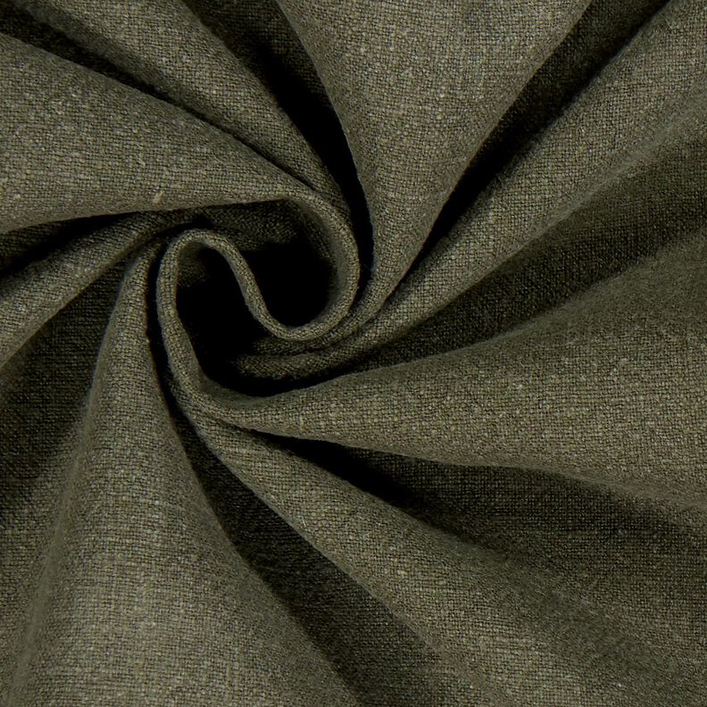 Tissu de Ramie–Mix stonewashed, qualité lourde – pin foncé,  image number 2
