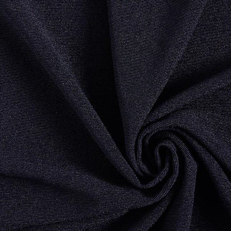 Jersey structuré chatoyant – bleu nuit, image number 1