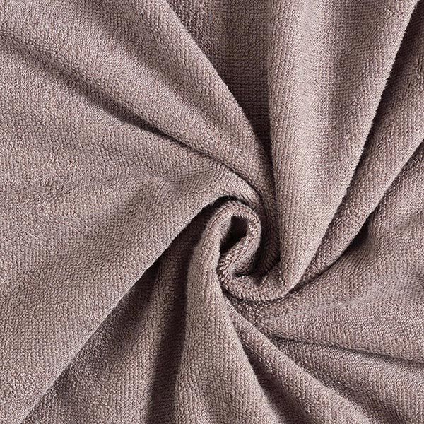 Tissu éponge douillet Bambou Uni – marron clair – Échantillon, image number 4