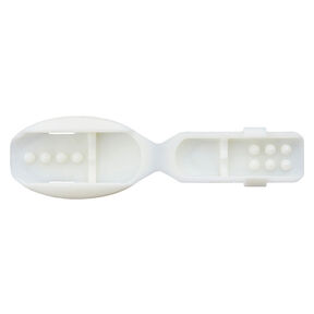Extrémité de cordon Clip [Longueur : 25 mm] – blanc, 