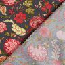 Tissu viscose Fleurs motif cachemire – anthracite/rouge feu,  thumbnail number 4