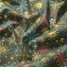 Tissu en coton Popeline Mélange d'étoiles – pin foncé/or,  thumbnail number 2