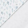 Jersey coton Branches et fleurs délicates aquarelle Impression numérique – ivoire/bleu jean,  thumbnail number 4