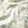 Tissu en coton Popeline Grandes étoiles – écru/or,  thumbnail number 2