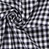 Tissu en coton Vichy à carreaux 0,5 cm – noir/blanc,  thumbnail number 2