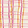 Popeline coton Carreaux ondulés | Poppy Fabrics – crème/rose,  thumbnail number 2