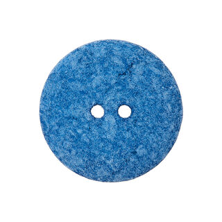 Bouton polyester 2 trous  – bleu bébé, 