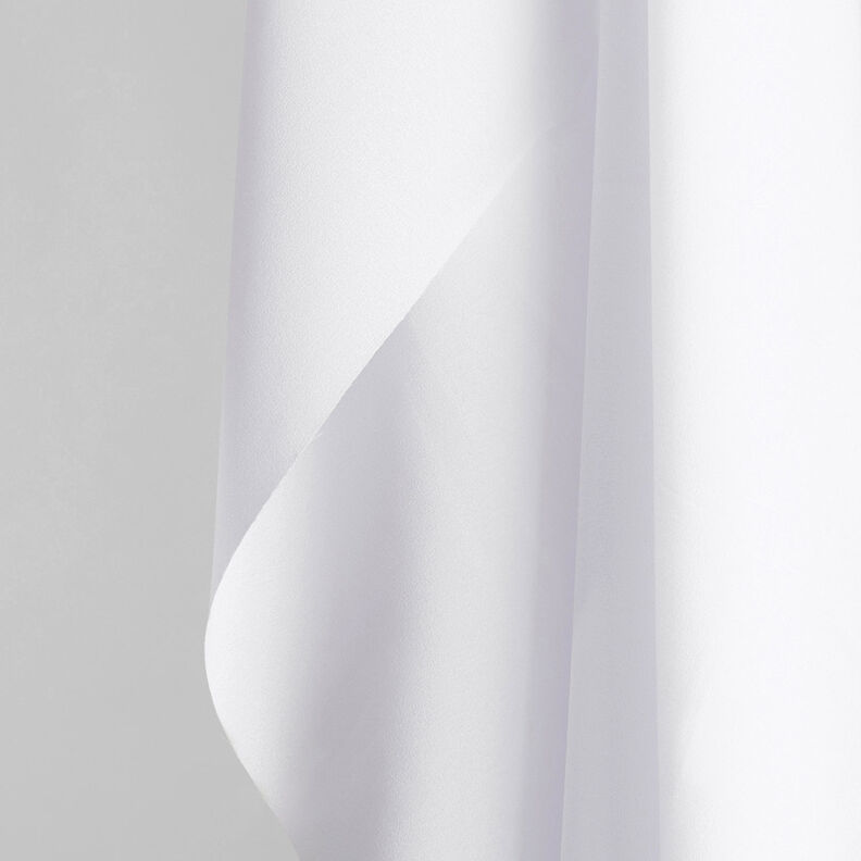 Crêpe Georgette – blanc,  image number 5
