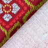 Tissu de décoration Semi-panama Ethnique moderne – carmin,  thumbnail number 4