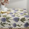 Tissu de décoration Semi-panama trèfle en fleurs – gris bleu/taupe clair,  thumbnail number 8
