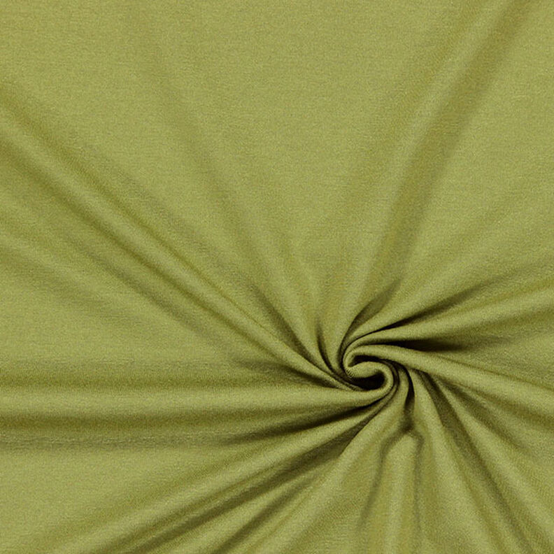 Jersey viscose Médium – olive clair,  image number 1