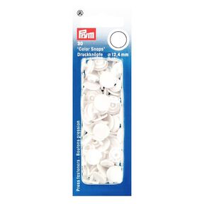 Boutons-pression Color Snaps 2 – blanc | Prym, 