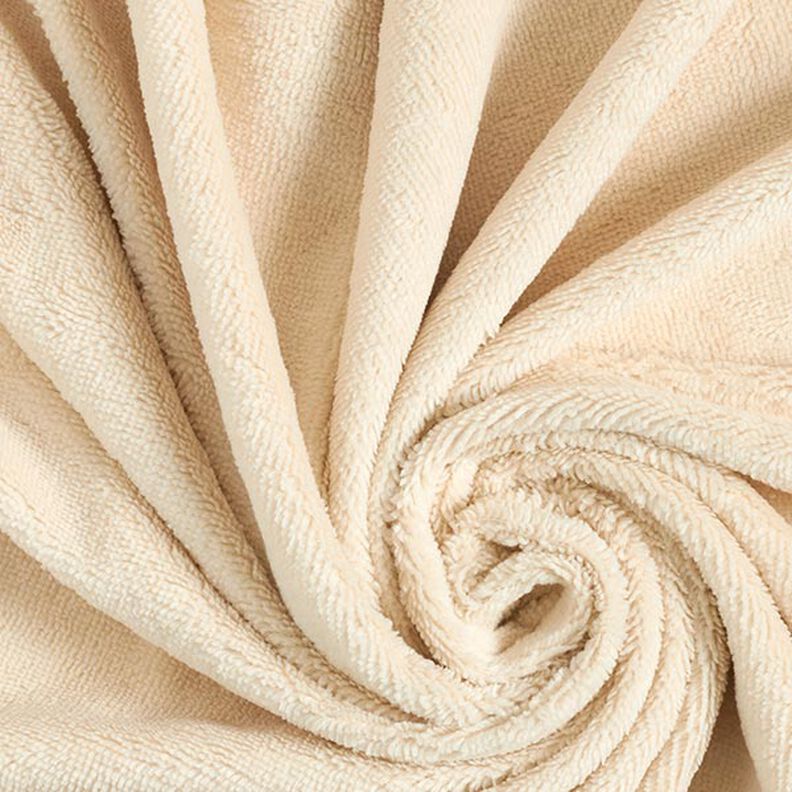 Tissu éponge douillet Bambou Uni – sable,  image number 1