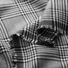 Tissu viscose Prince-de-galles – blanc/noir,  thumbnail number 3