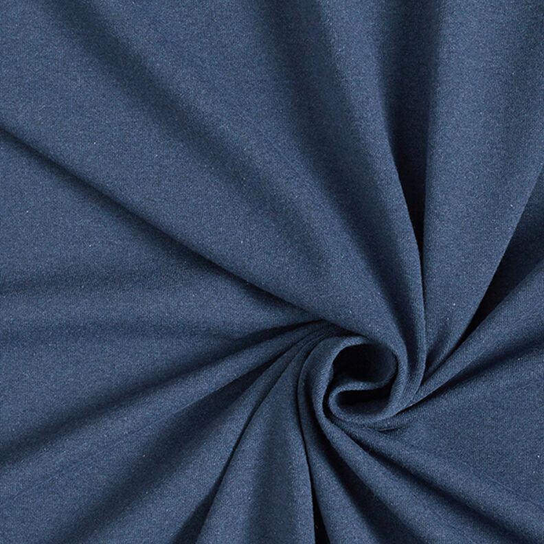 Jersey en coton mélangé recyclé – bleu jean,  image number 1