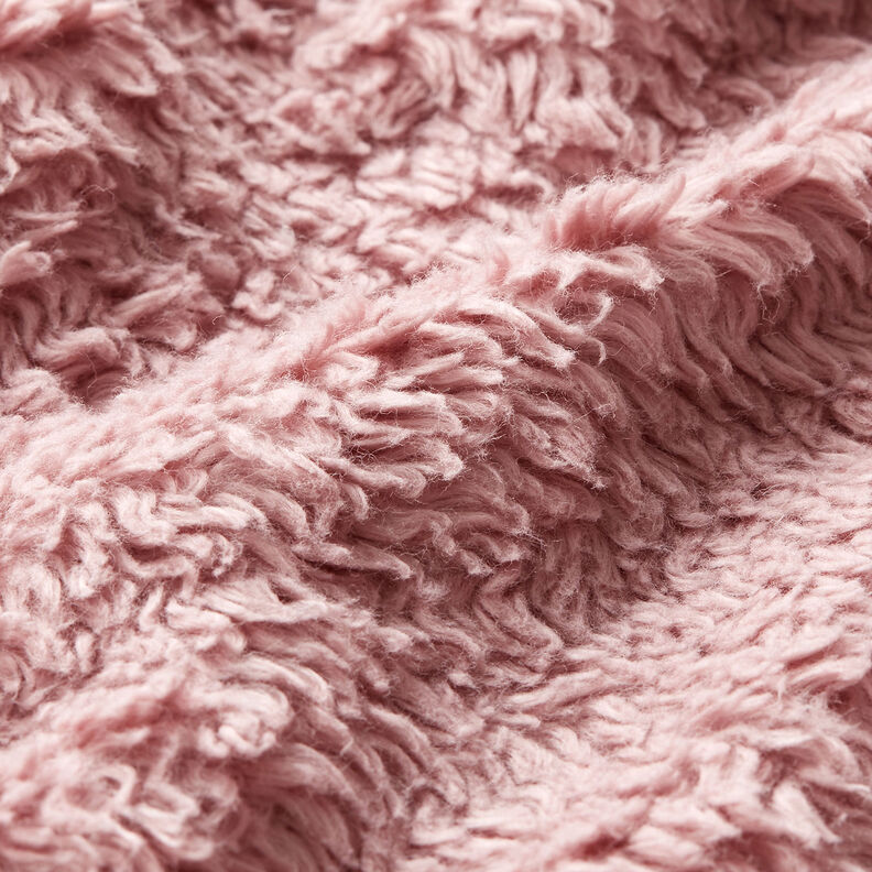 Sherpa Coton mélangé Uni – vieux rose, image number 2