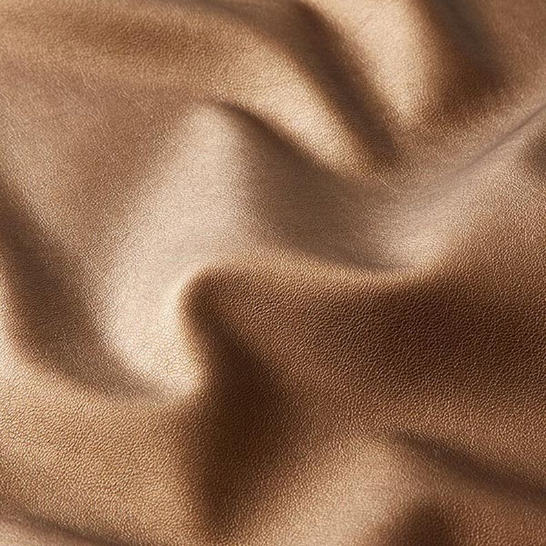 Similicuir stretch lisse – bronze,  image number 2