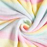 Polaire douillet Rayures arc-en-ciel pastel – jaune clair/rose,  thumbnail number 3