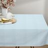 Tissu de décoration Semi-panama rayures verticales – bleu aqua/blanc,  thumbnail number 8