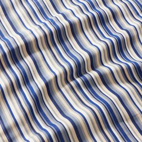 Extérieur Tissu pour chaise longue Rayures verticales 44 cm – indigo/beige, 